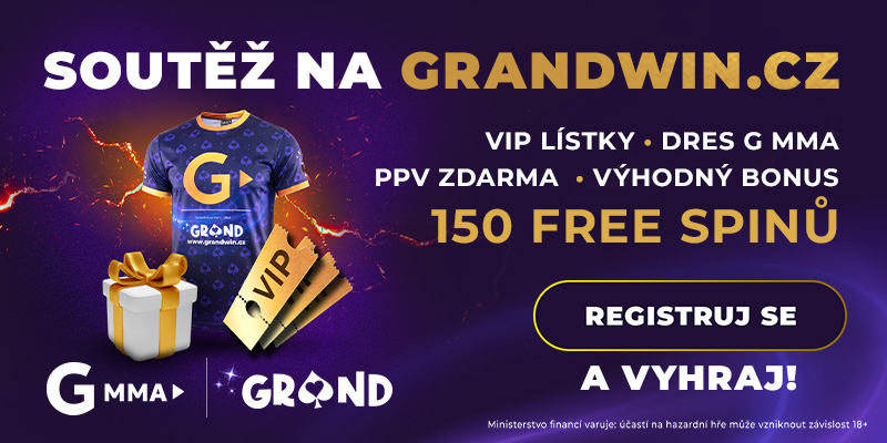 Grandwin a G MMA: soutěž o VIP lístky, dres G MMA a PPV